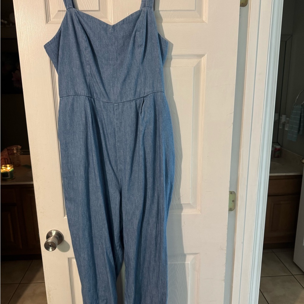 Blue Denim Jumpsuit